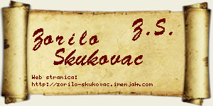 Zorilo Skukovac vizit kartica